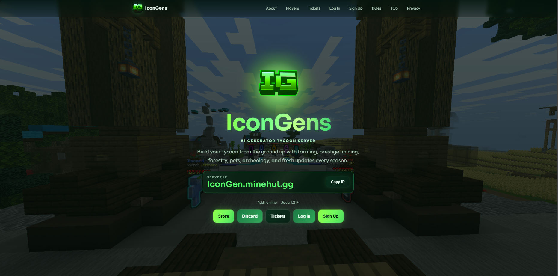 IconGens website preview